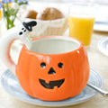 Mug Pumpkin Shape Ceramic Heat-Resistant Ghost Handle