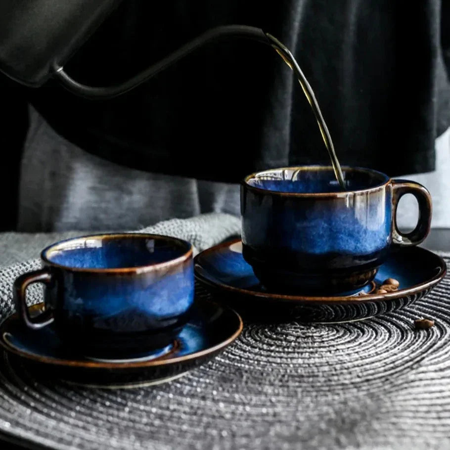 Mug & Saucer Bone China Microwave & Dishwasher Safe