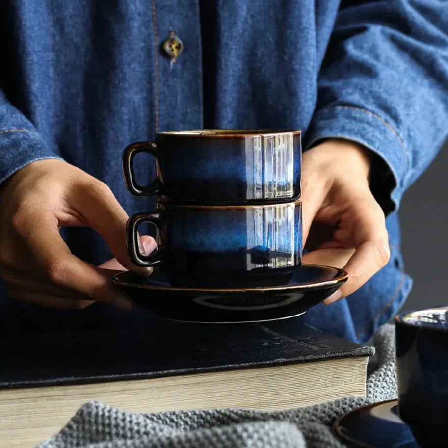 Mug & Saucer Bone China Microwave & Dishwasher Safe