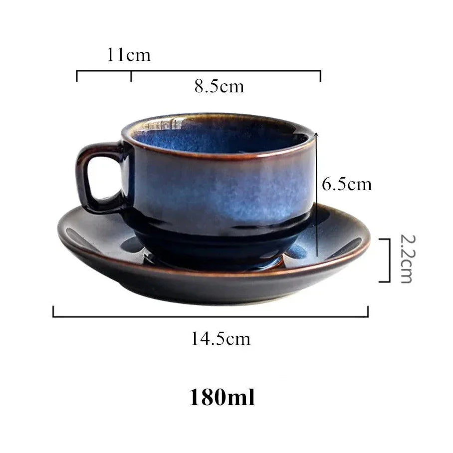 Mug & Saucer Bone China Microwave & Dishwasher Safe