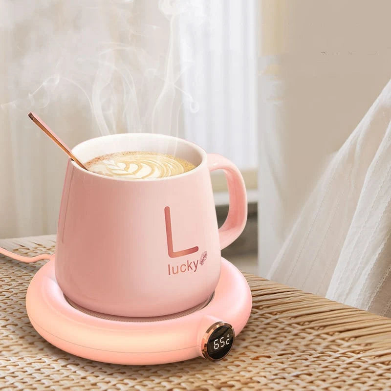 Mug Warmer LED Display Touch Controls USB & EU Plug