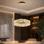 Multi-Layer Color-Adjustable LED Chandelier