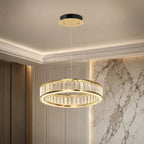 Multi-Layer Color-Adjustable LED Chandelier