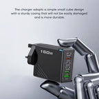 Multi-Port USB Charger 160W Fast Charging USB-C & USB-A