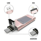 Multi-Port USB Drive 32GB Four Connectors