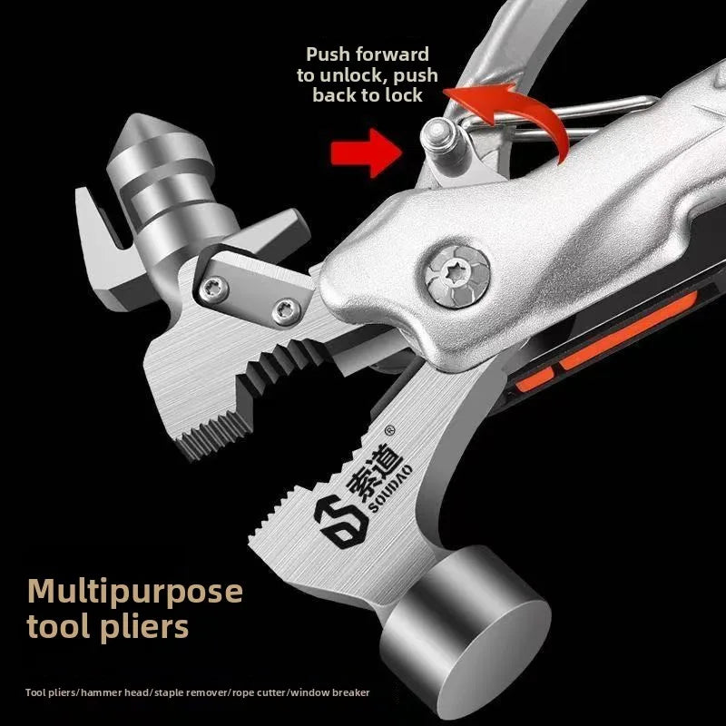 Multi-Tool Foldable 10-in-1 Stainless Steel