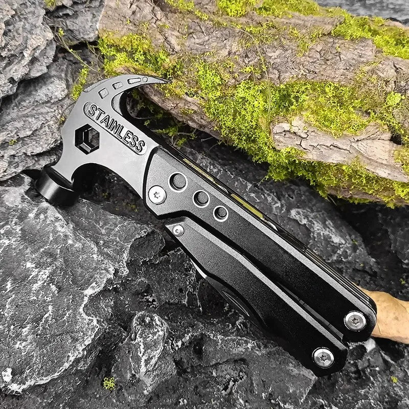 Multi-Tool Foldable Stainless Steel Pliers & Screwdriver