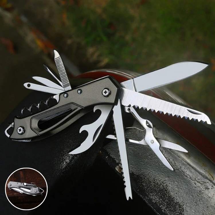 Multi-Tool Pocket Knife Compact 2Cr13 Stainless Steel