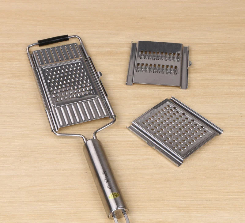 Multifunctional Grater Ultrafine Blades Ergonomic Handle Set of 4
