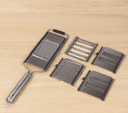 Multifunctional Grater Ultrafine Blades Ergonomic Handle Set of 4