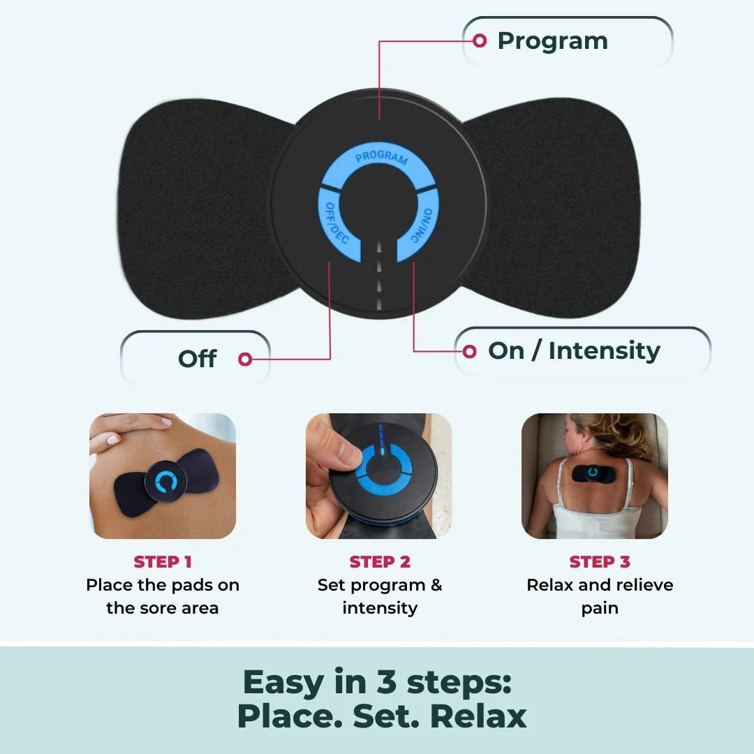 Muscle Massager Deep-Tissue Wireless 19 Intensity Levels