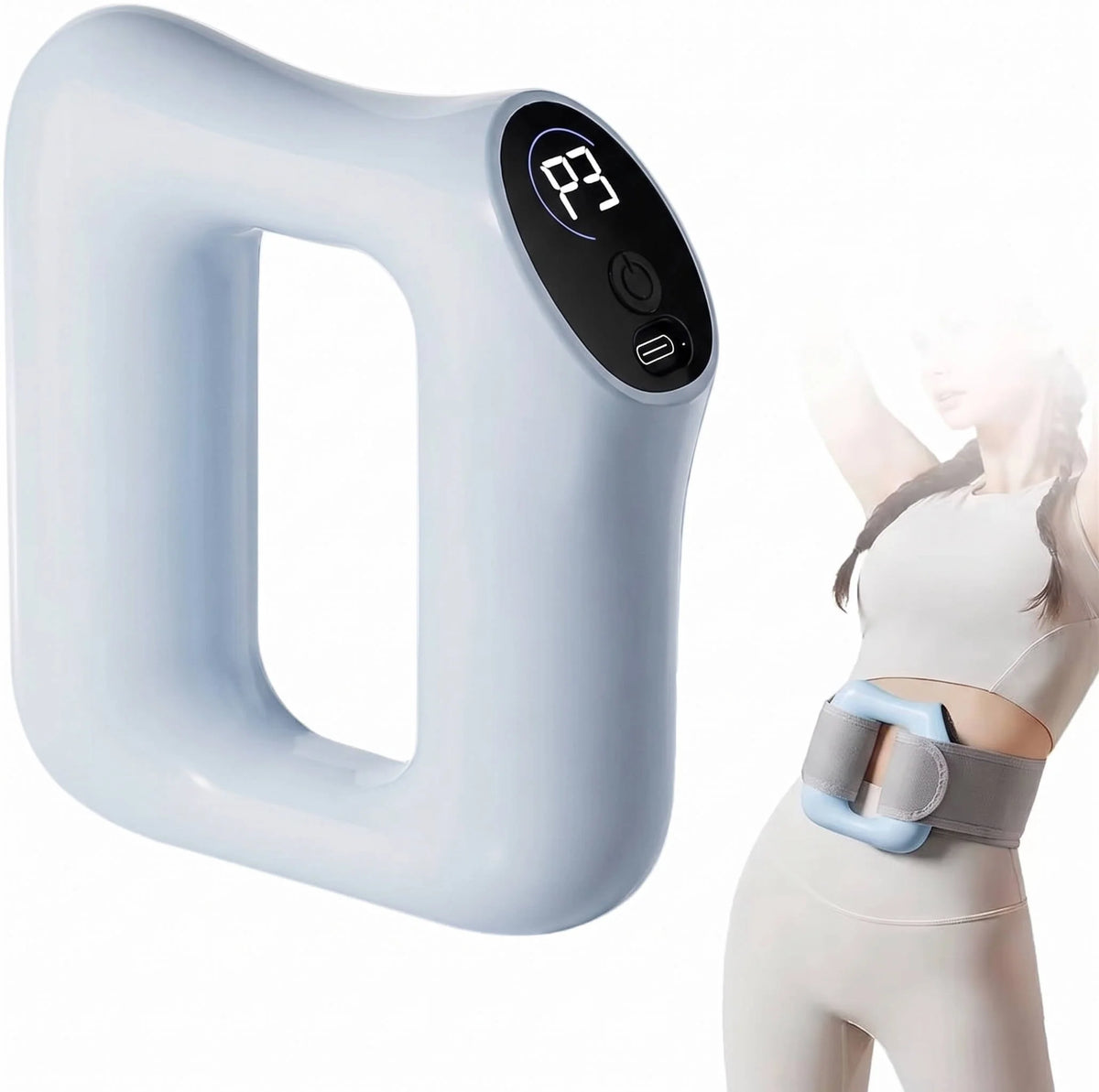 Muscle Massager Hands-Free Dual Motor & Heat