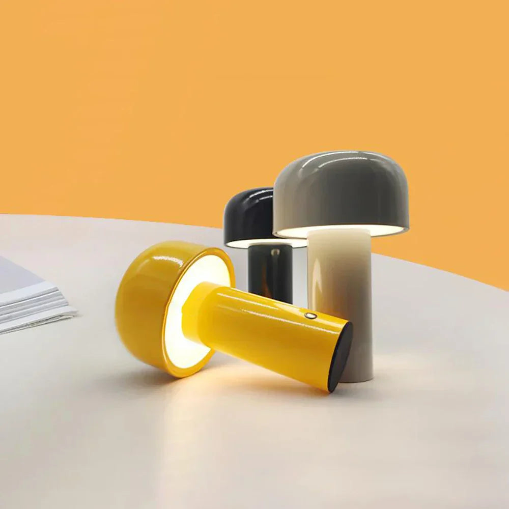 Mushroom Lamp USB Rechargeable Portable 8-Hour Runtime