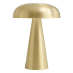 Mushroom Table Lamp Cordless USB Rechargeable Touch Dimmer