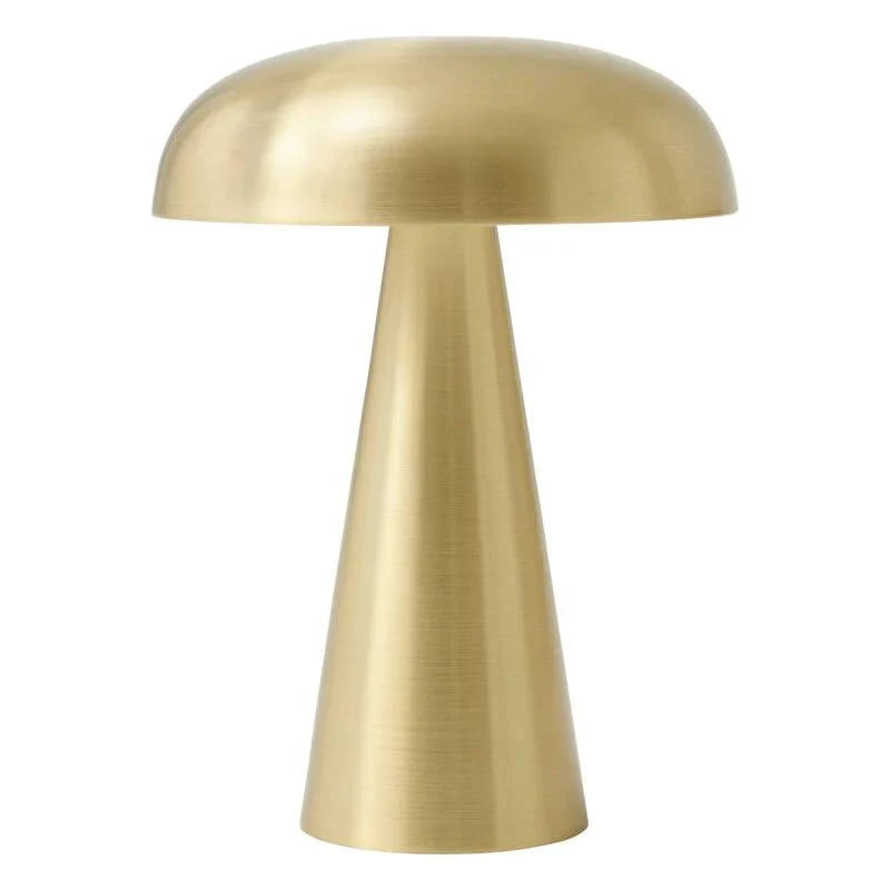 Mushroom Table Lamp Cordless USB Rechargeable Touch Dimmer