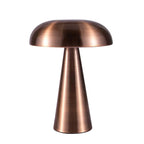 Mushroom Table Lamp Cordless USB Rechargeable Touch Dimmer