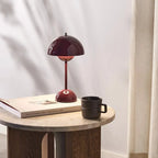 Mushroom Table Lamp Touch Dimmable Rechargeable 8-Hour Battery