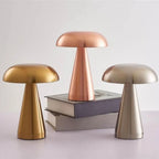 Mushroom Table Lamp Wireless USB Rechargeable Touch Control