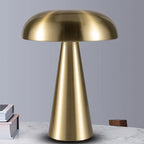 Mushroom Table Lamp Wireless USB Rechargeable Touch Control