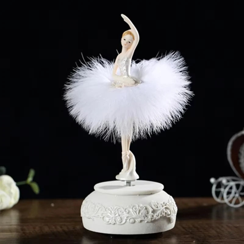 Music Box Spinning Ballerina Wind-Up Classical Tune