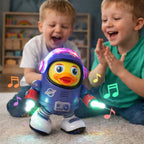 Musical Dancing Toy Astronaut Duck Battery Operated
