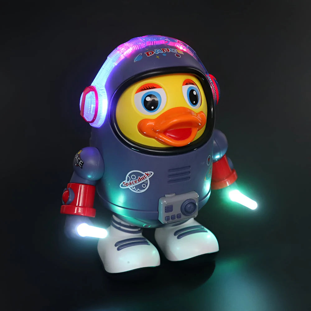 Musical Dancing Toy Astronaut Duck Battery Operated