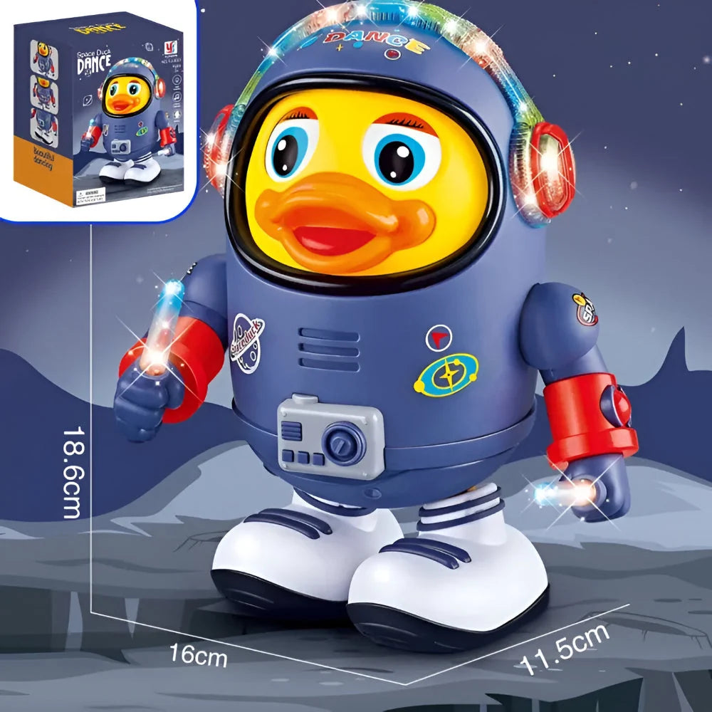 Musical Dancing Toy Astronaut Duck Battery Operated