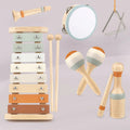 Musical Instrument Set Wooden Montessori Inspired Set of 4