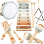Musical Instrument Set Wooden Montessori Inspired Set of 4