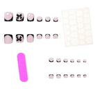 Nail Art Decals Floral Easy Application Set of 24