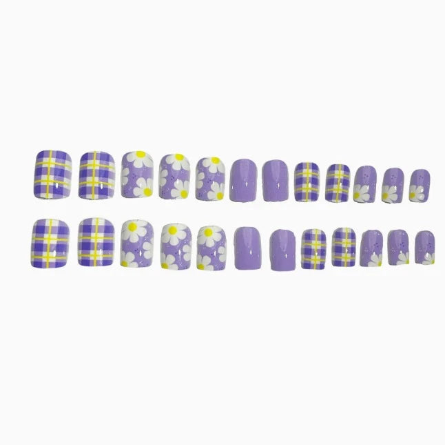 Nail Art Decals Floral Waterproof Easy Application