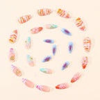 Nail Art Decorations 3D Floral Acrylic White