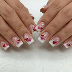 Nail Art Embellishments Heart Design Durable Self-Adhesive