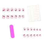 Nail Art Embellishments Heart Design Durable Self-Adhesive