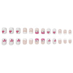 Nail Art Enhancements Assorted Bows & Hearts Non-Toxic 24-Piece