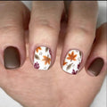 Nail Art Enhancements Autumn Floral Long-Lasting & Easy Application