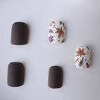Nail Art Enhancements Autumn Floral Long-Lasting & Easy Application