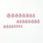 Nail Art Enhancements Classic French Tip Jelly Gel Finish