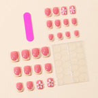 Nail Art Extensions 3D Floral Durable & Secure Fit