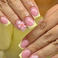 Nail Art Extensions 3D Floral Durable & Secure Fit