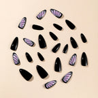 Nail Art Extensions Acrylic Butterfly Design Easy Application
