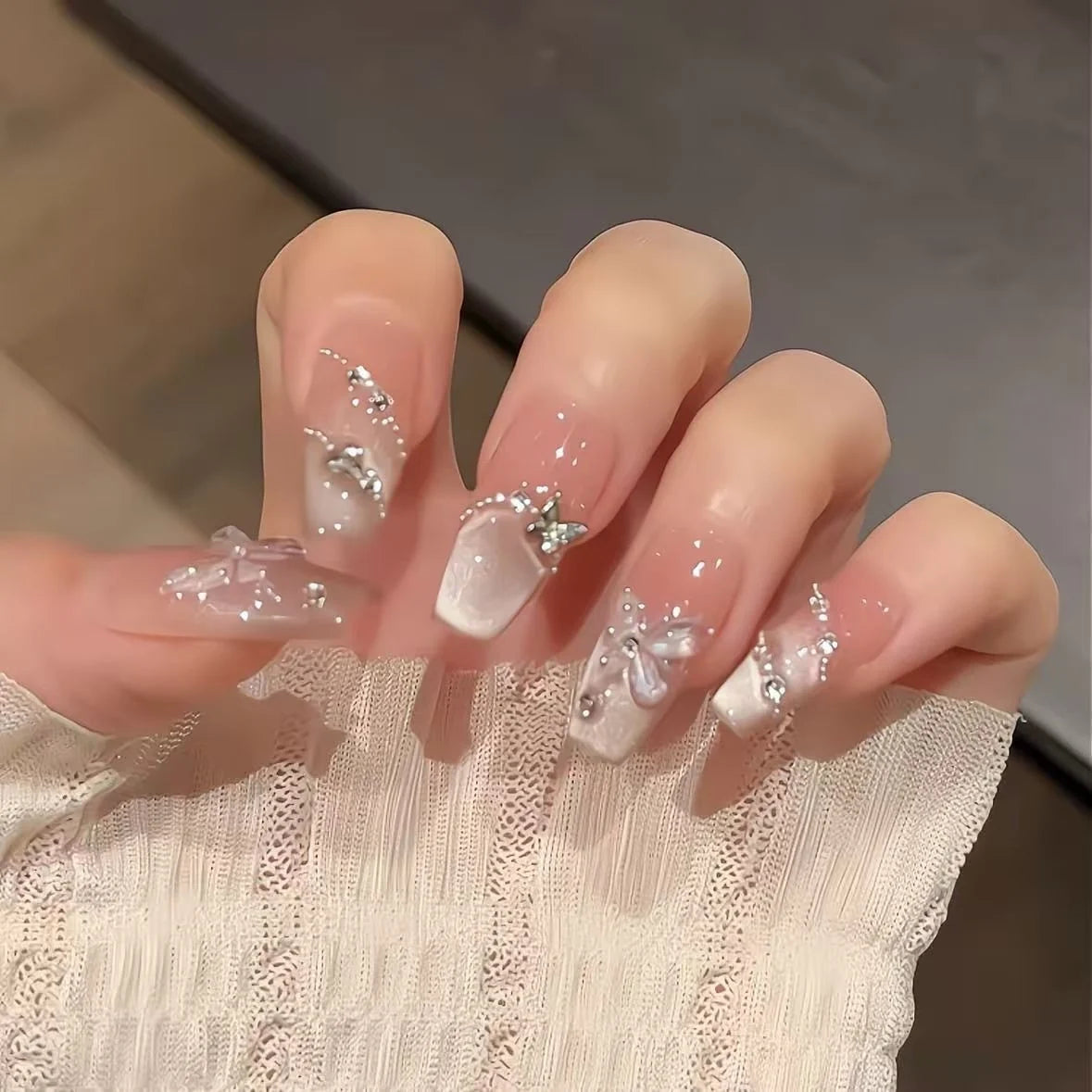 Nail Art Extensions Ombre Gradient Lightweight & Easy Application