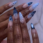 Nail Art Kit 12-Piece Press-On Long-Lasting Wear