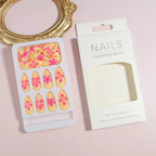 Nail Art Kit 12-Piece Press-On Long-Lasting Wear