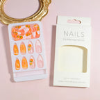 Nail Art Kit 12-Piece Press-On Long-Lasting Wear