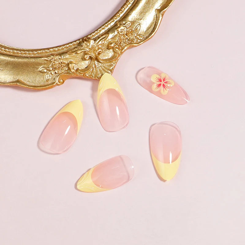 Nail Art Kit 12-Piece Press-On Long-Lasting Wear