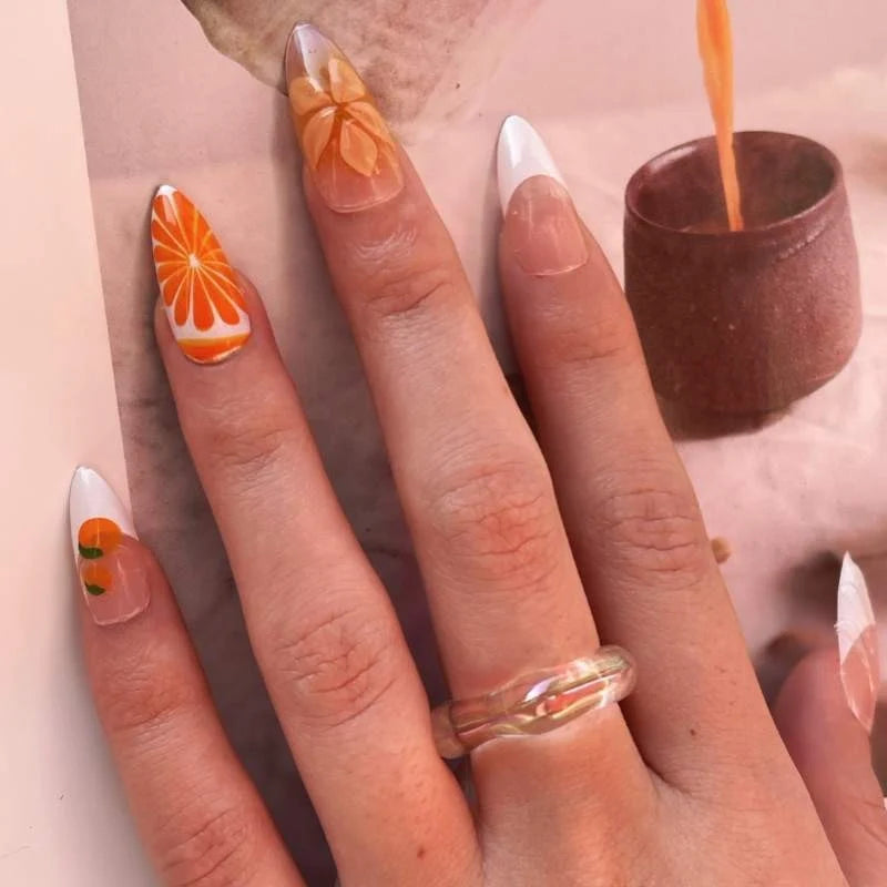 Nail Art Kit 12-Piece Press-On Long-Lasting Wear