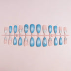 Nail Art Kit 12-Piece Press-On Long-Lasting Wear