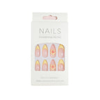 Nail Art Kit 12-Piece Press-On Long-Lasting Wear