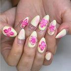 Nail Art Kit 12-Piece Press-On Long-Lasting Wear